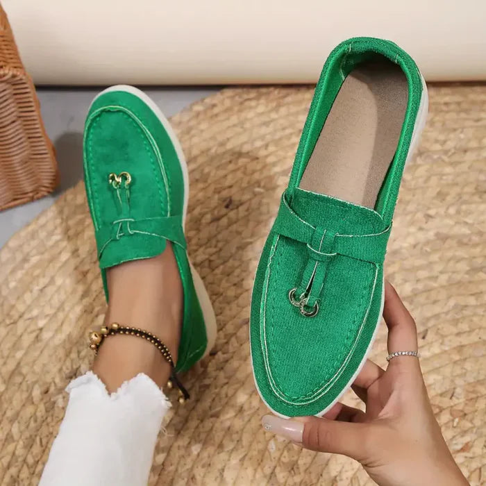 Sarah | Stylish suede loafers