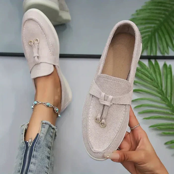 Sarah | Stylish suede loafers