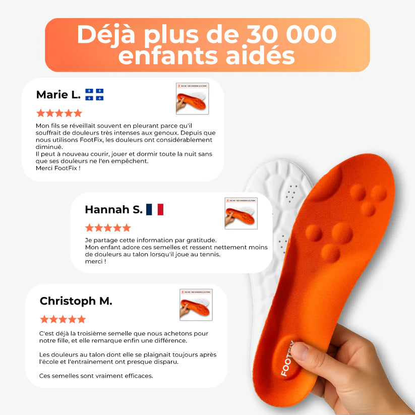 FootFix™ - Semelles orthopédiques pour enfants