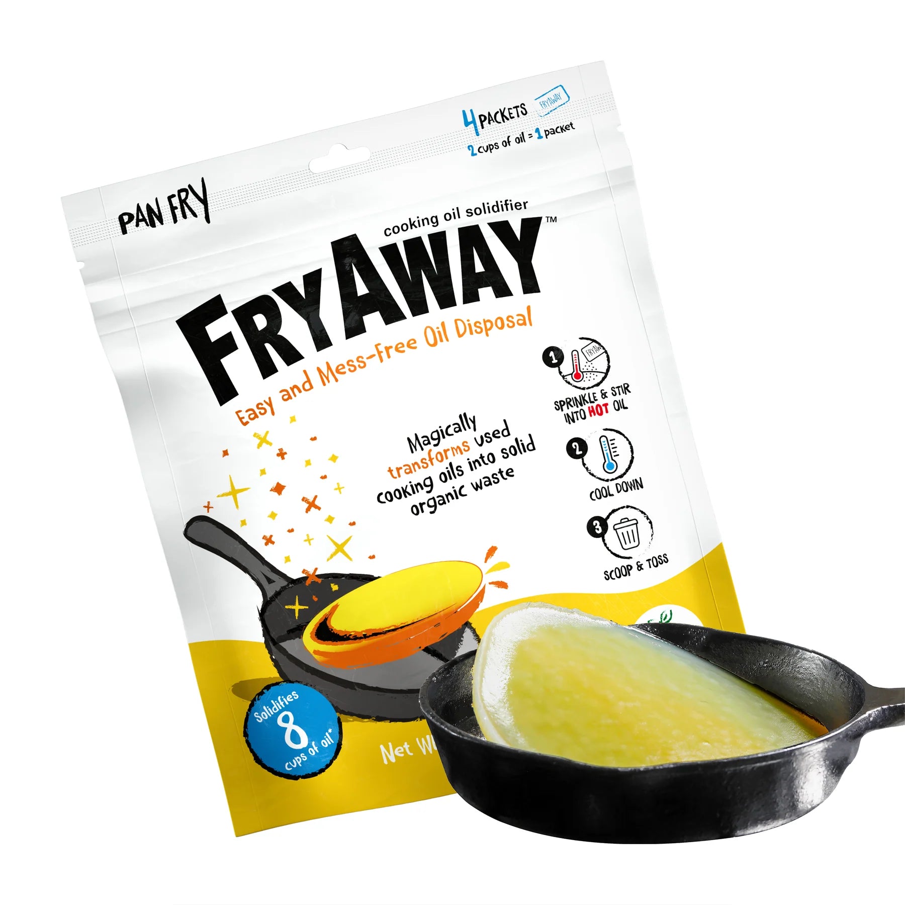 FryAway | Disposer facilement et proprement de l'huile usagée