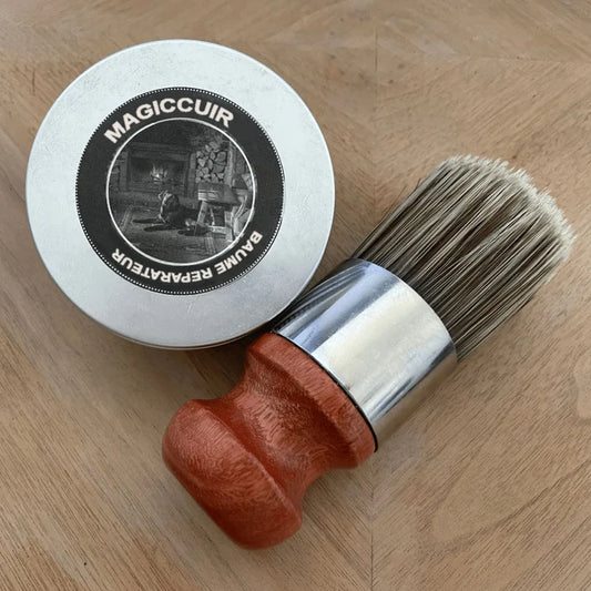 MagicCuir™ – Baume de réparation pour cuir et meubles + pinceau applicateur