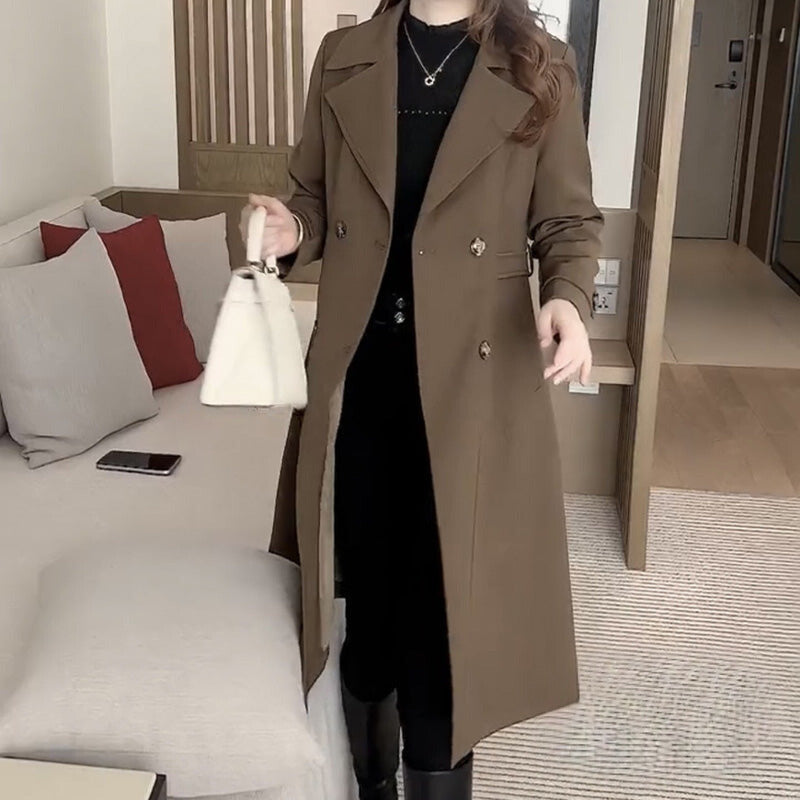LENA | TRENCH-COAT EN LAINE